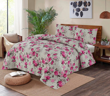 Printed Cotton Bed Sheet Set - 01