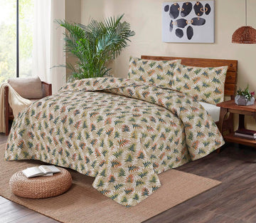 Printed Cotton Bed Sheet Set - 02