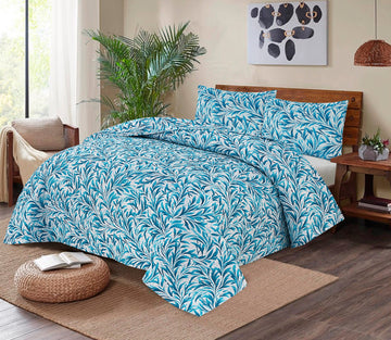 Printed Cotton Bed Sheet Set - 04