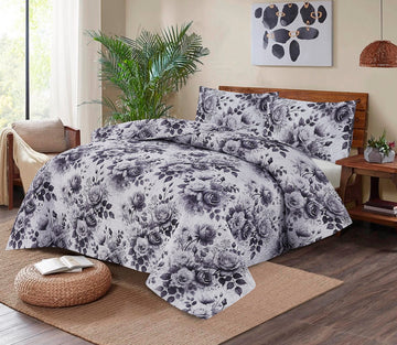 Printed Cotton Bed Sheet Set - 07